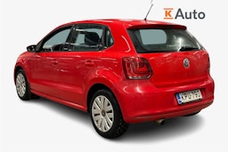 punainen Volkswagen Polo 2012 kuva 2.
