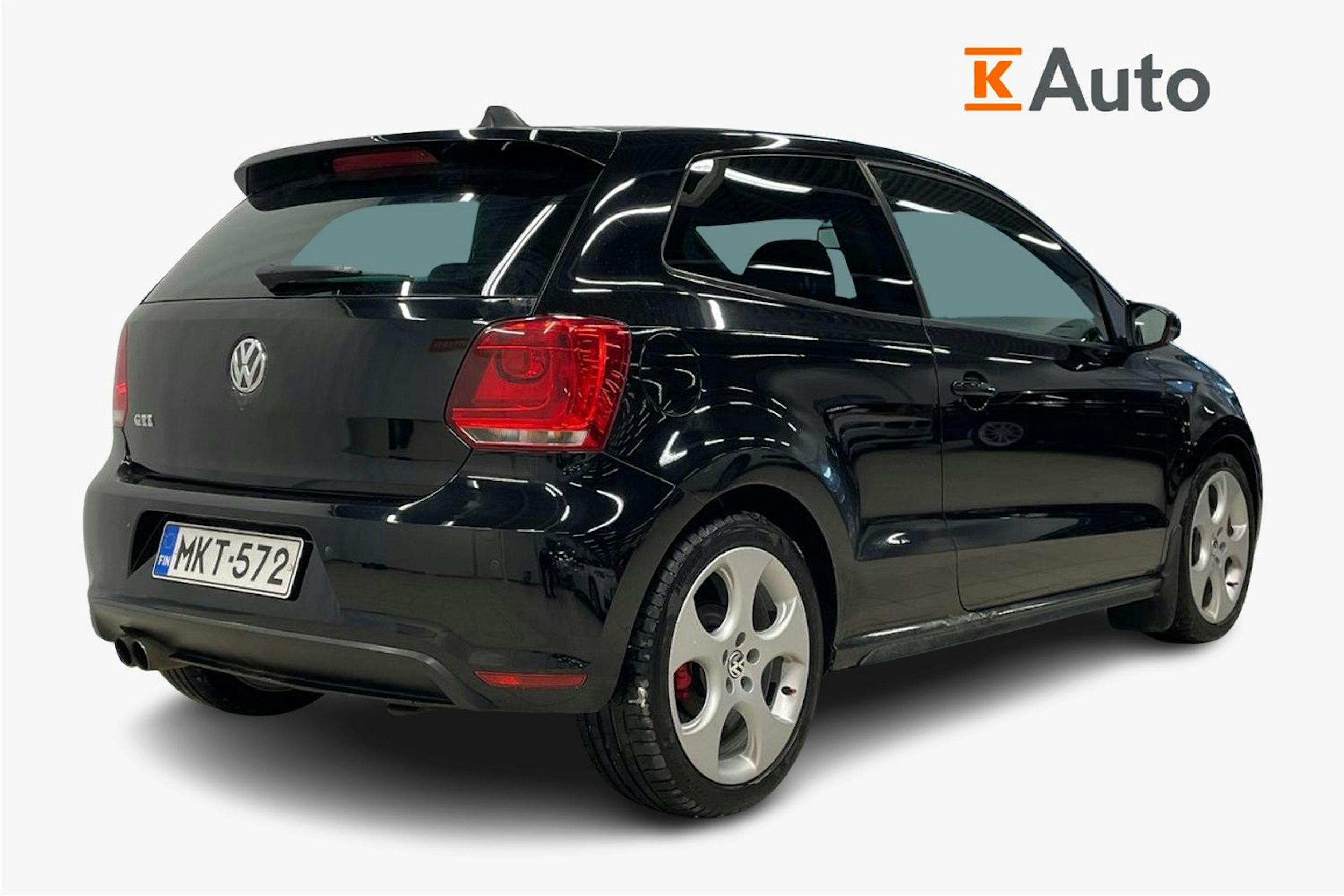 Musta Volkswagen POLO 2012 kuva 2.