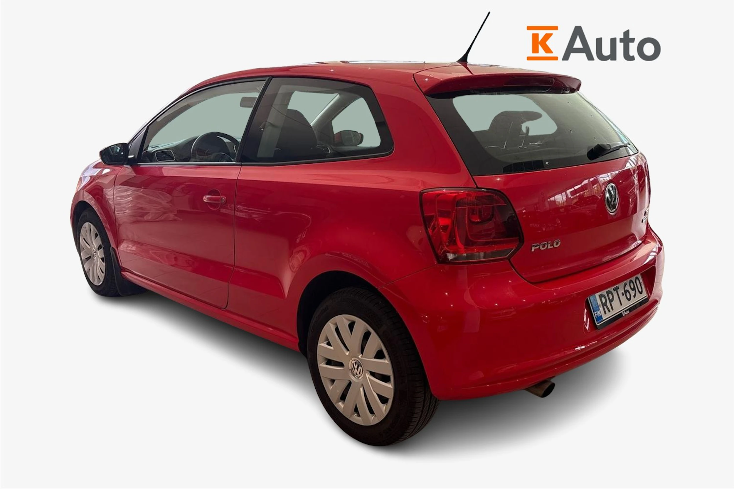 punainen Volkswagen Polo 2012 kuva 2.
