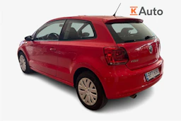 punainen Volkswagen Polo 2012 kuva 2.