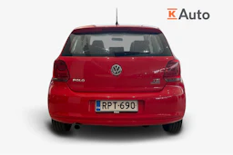 punainen Volkswagen Polo 2012 kuva 3.