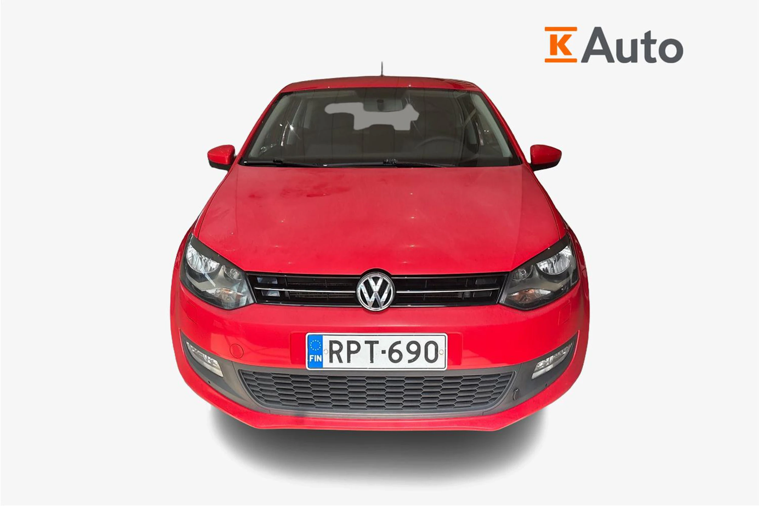 punainen Volkswagen Polo 2012 kuva 4.