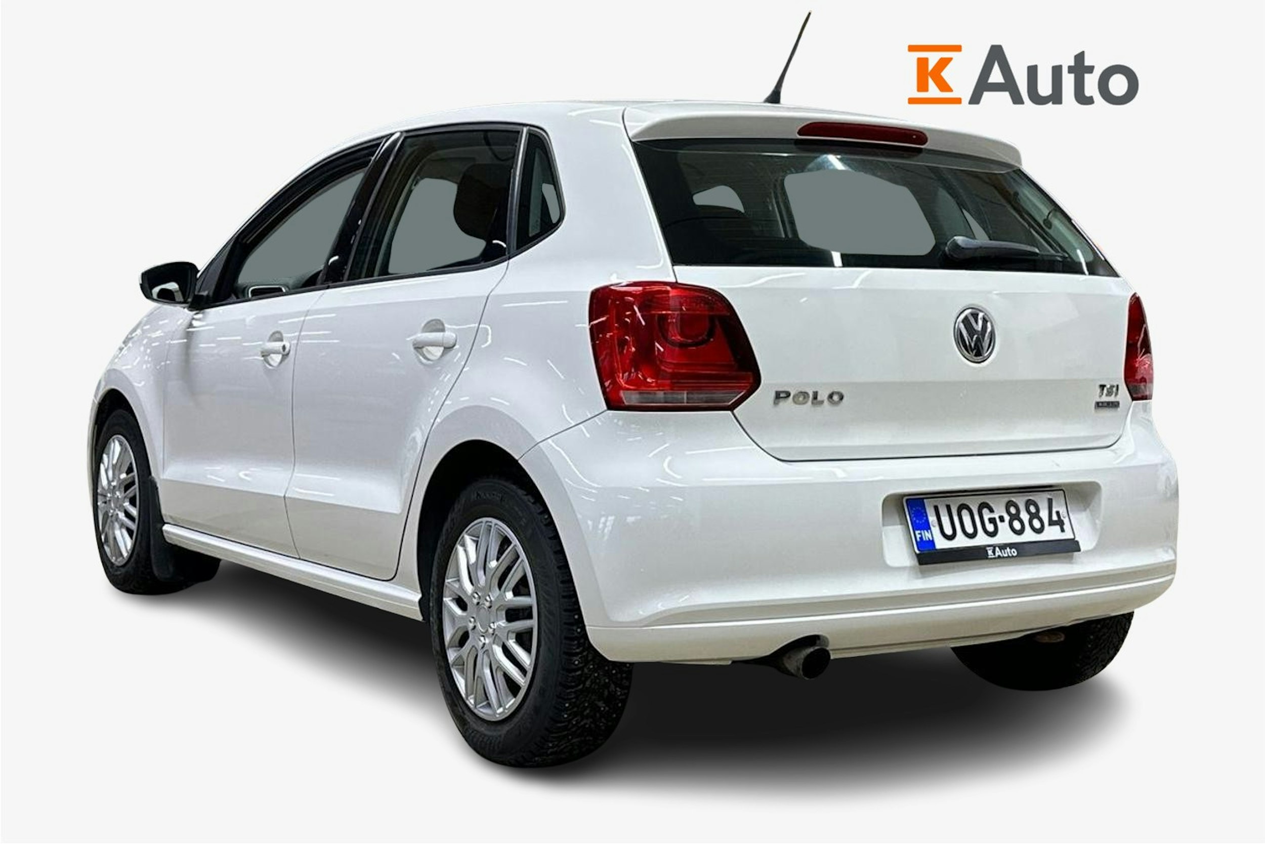 valkoinen Volkswagen Polo 2012 kuva 2.