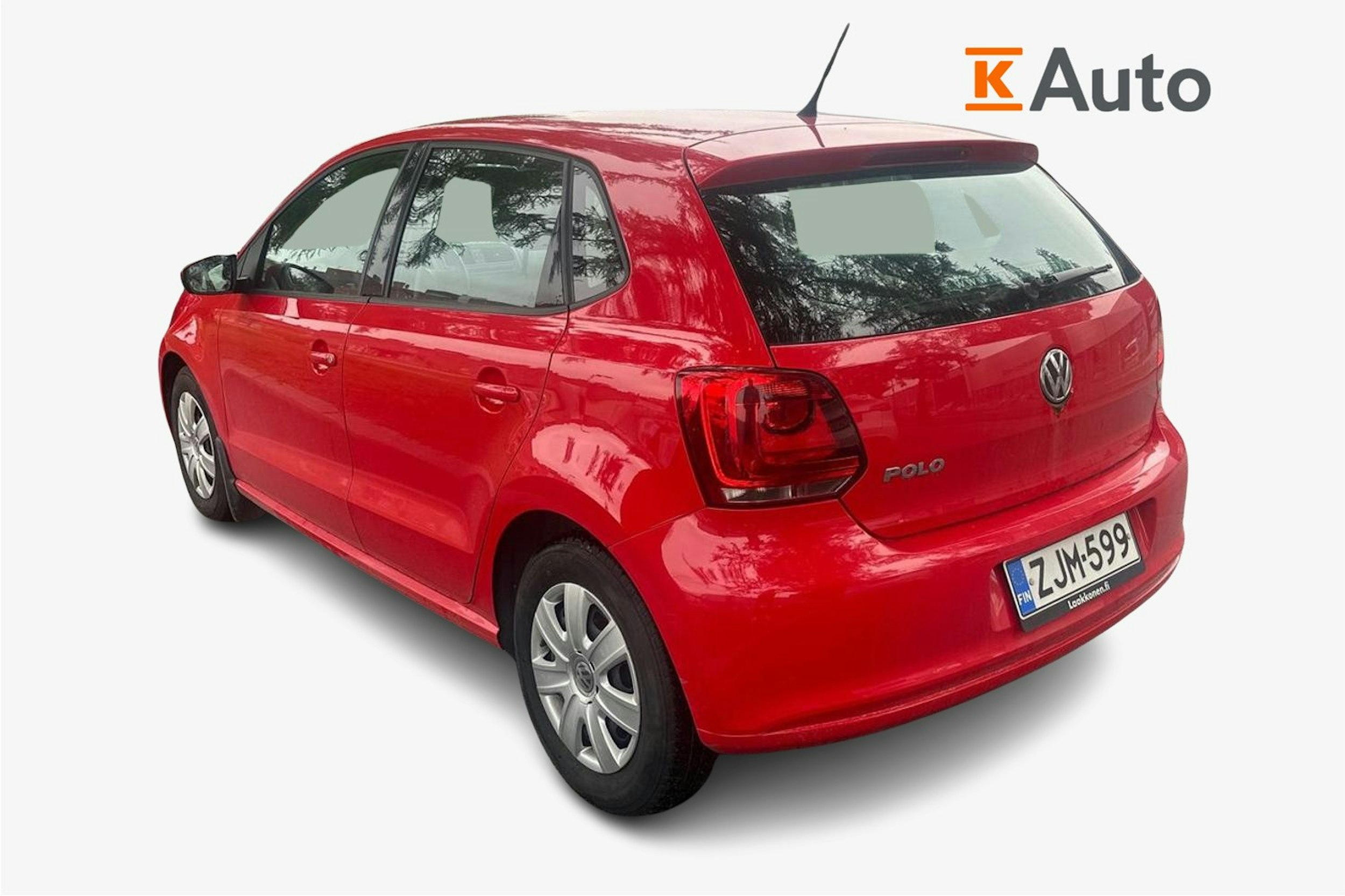 Punainen Volkswagen POLO 2012 kuva 2.