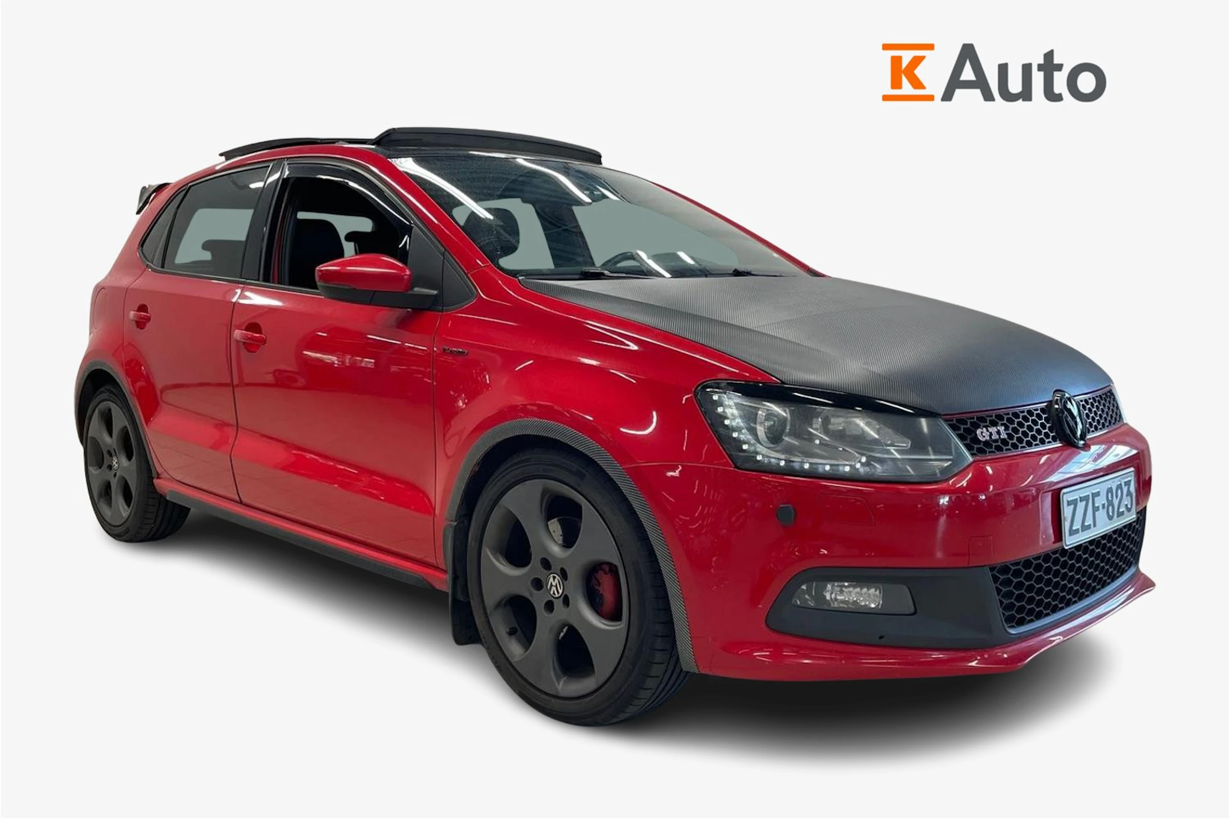 Punainen Volkswagen POLO 2012 kuva 1.