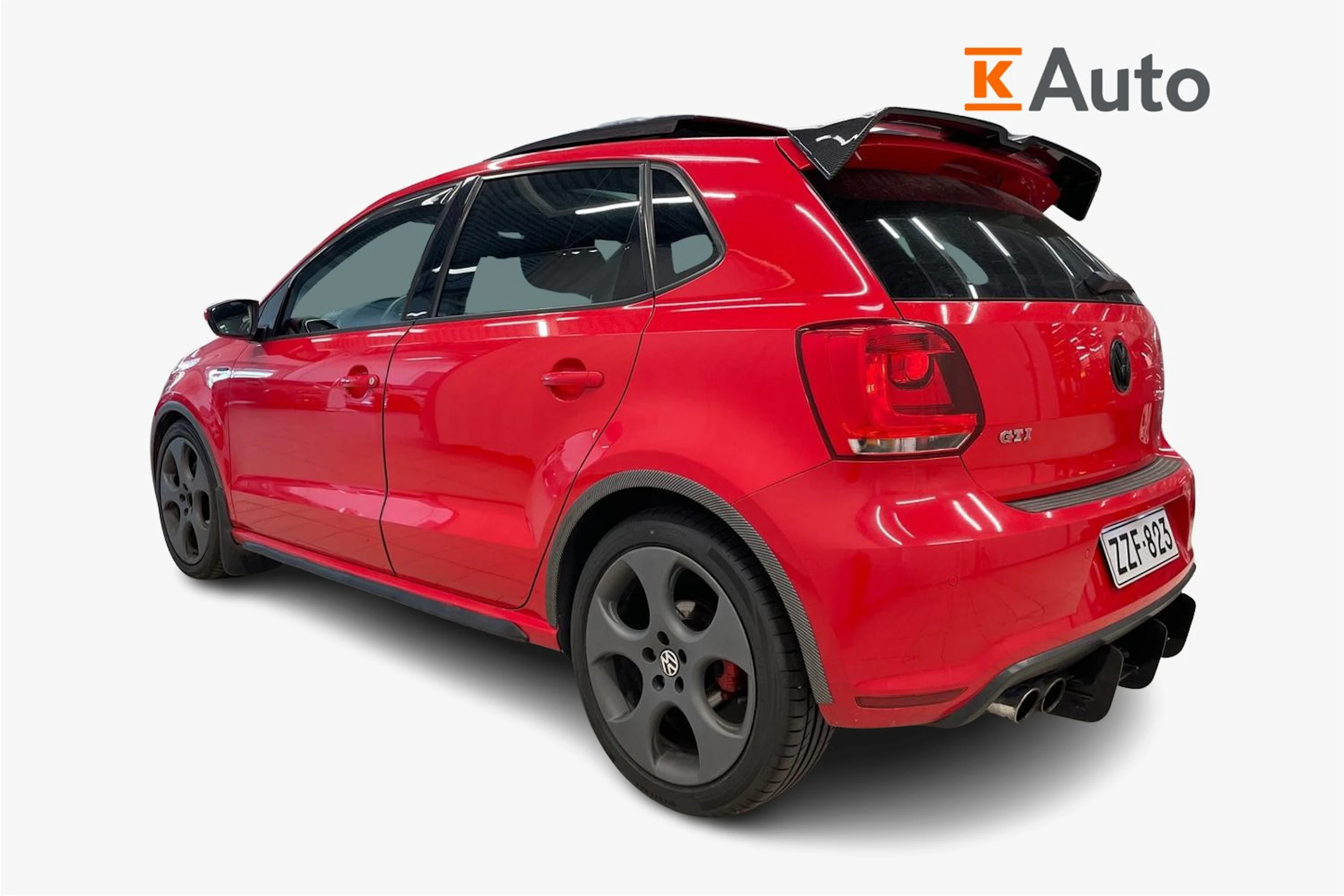 Punainen Volkswagen POLO 2012 kuva 2.