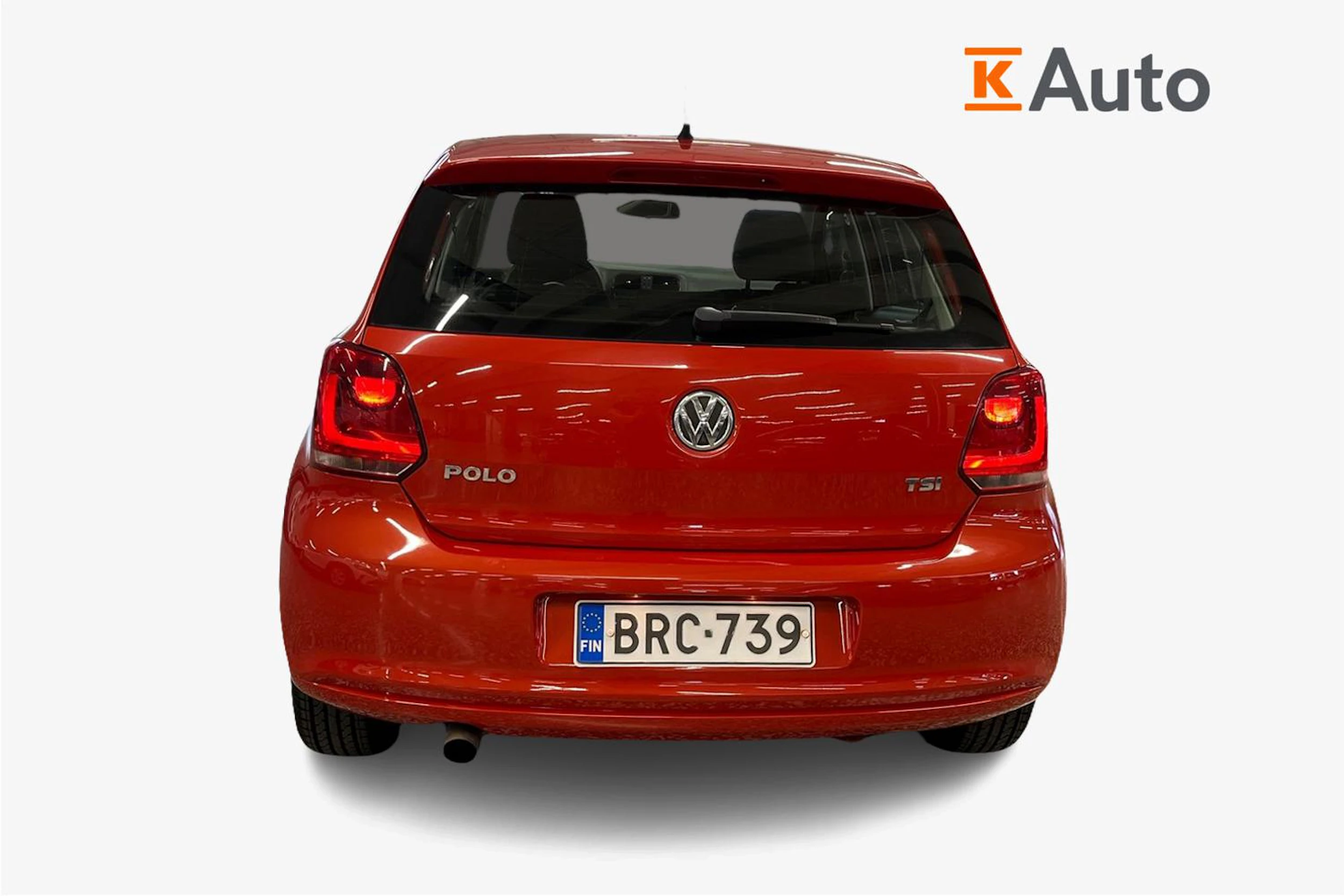 Oranssi Volkswagen POLO 2013 kuva 3.