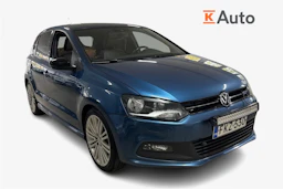 Sininen Volkswagen POLO 2013 kuva 1.