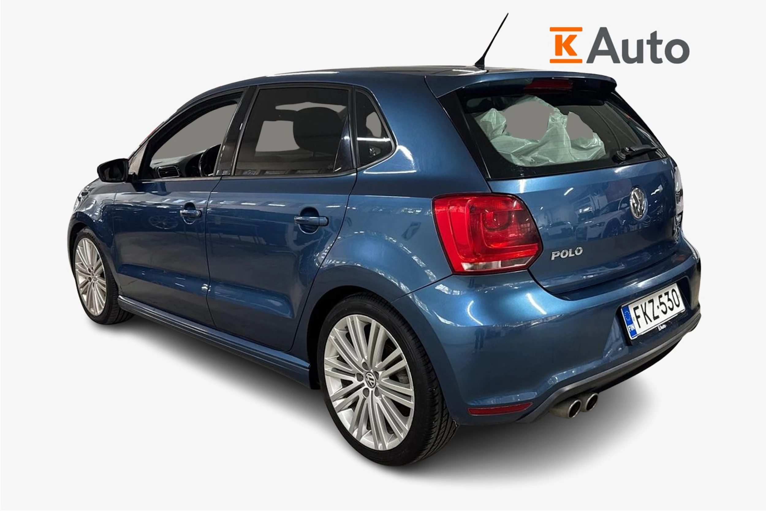 Sininen Volkswagen POLO 2013 kuva 2.