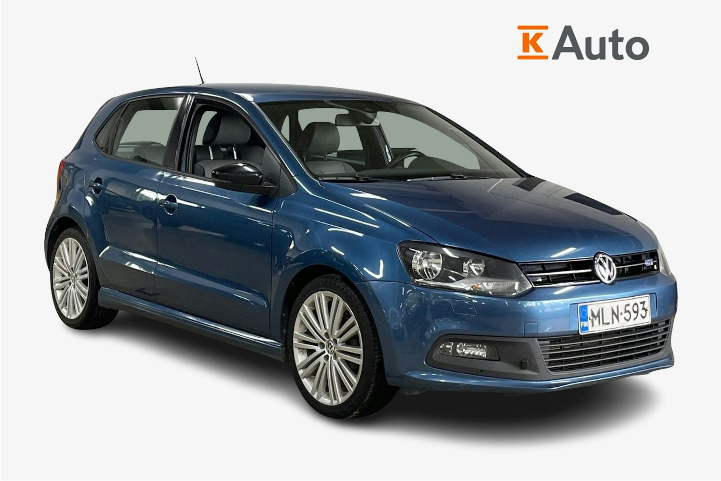 Sininen Volkswagen POLO 2013 kuva 1.