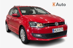 punainen Volkswagen Polo 2013 kuva 1.
