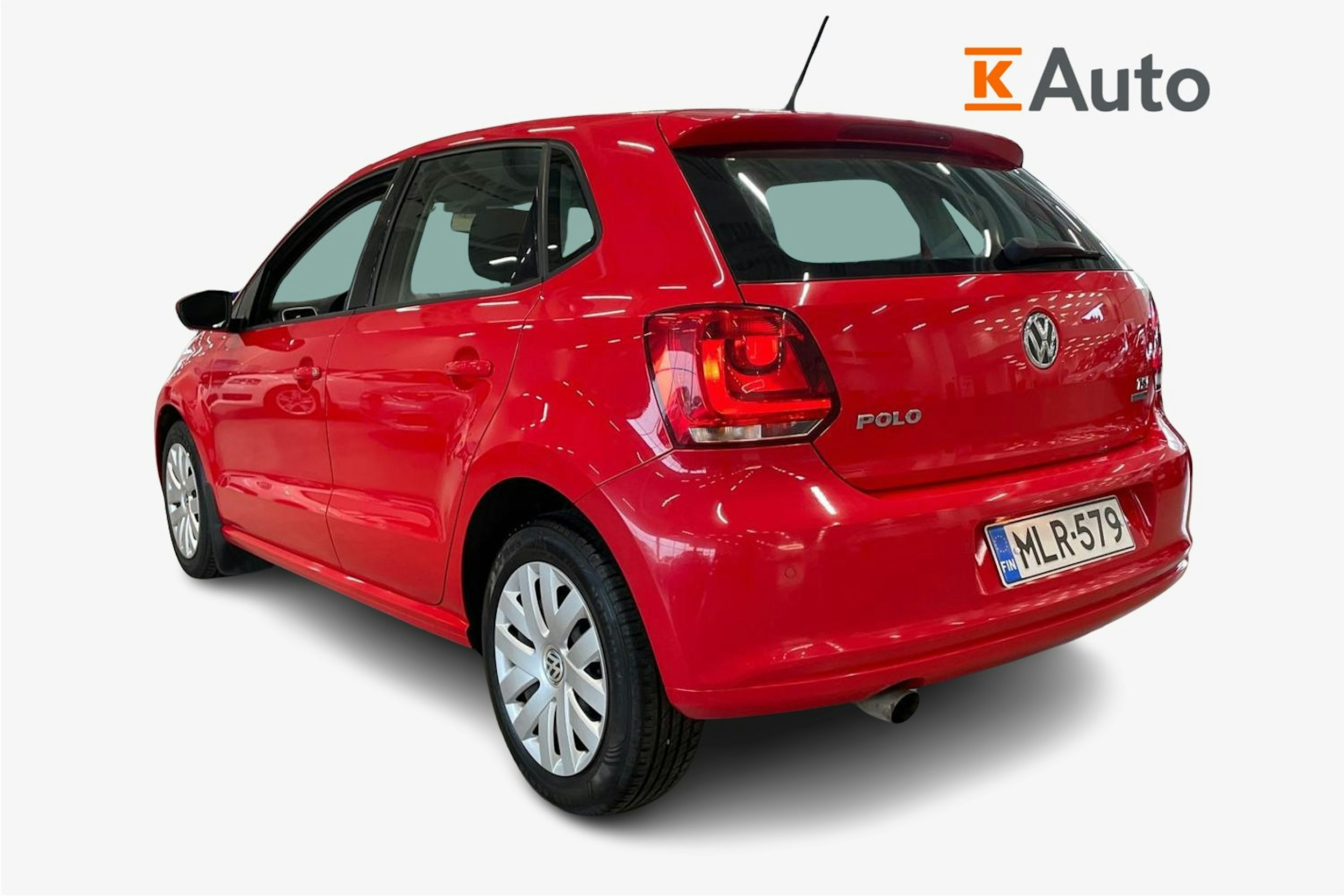 punainen Volkswagen Polo 2013 kuva 2.