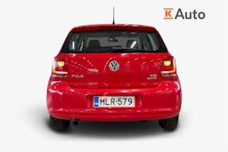 punainen Volkswagen Polo 2013 kuva 3.