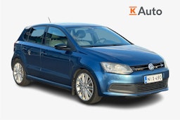 sininen Volkswagen Polo 2013 kuva 1.