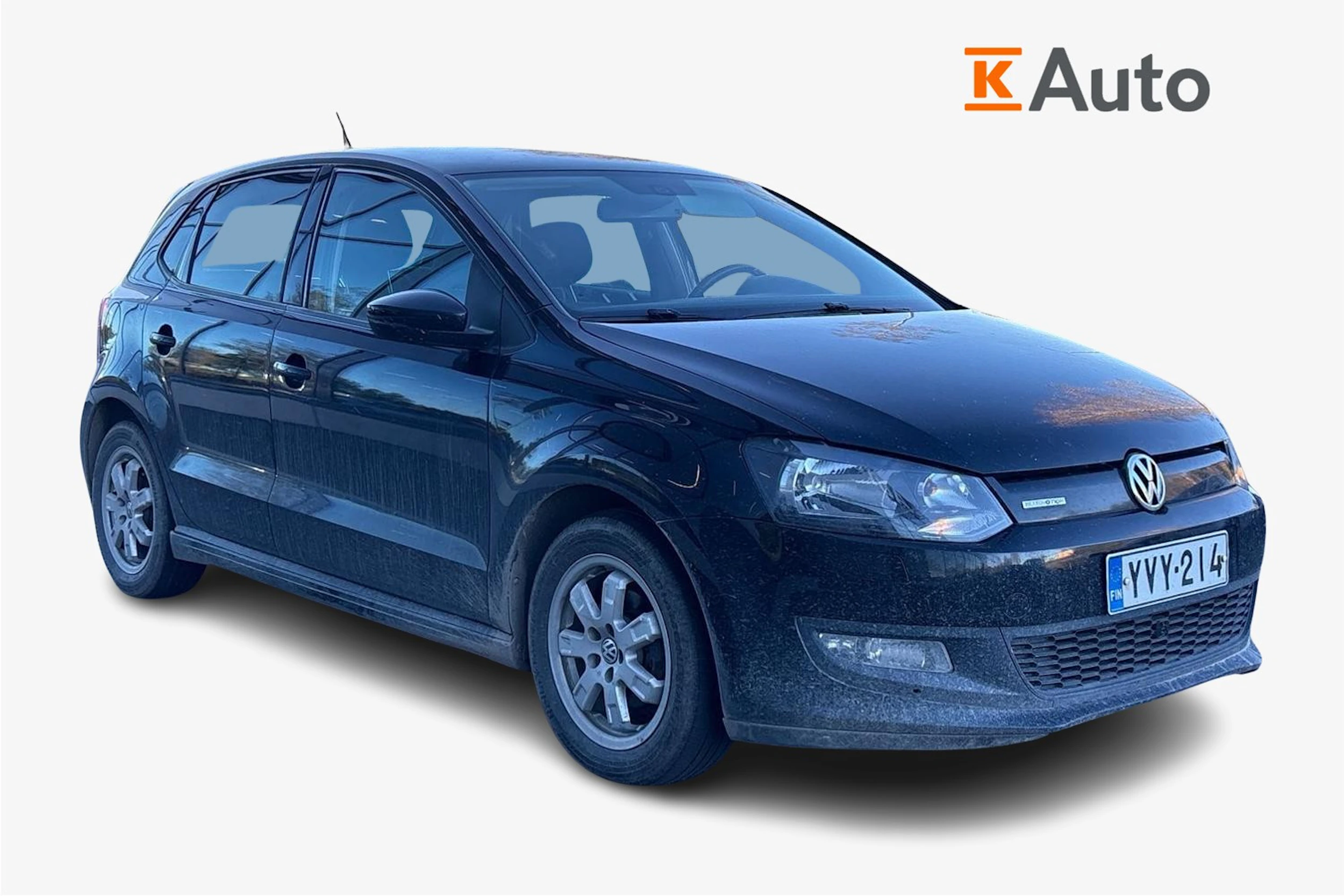 musta Volkswagen Polo 2013 kuva 1.