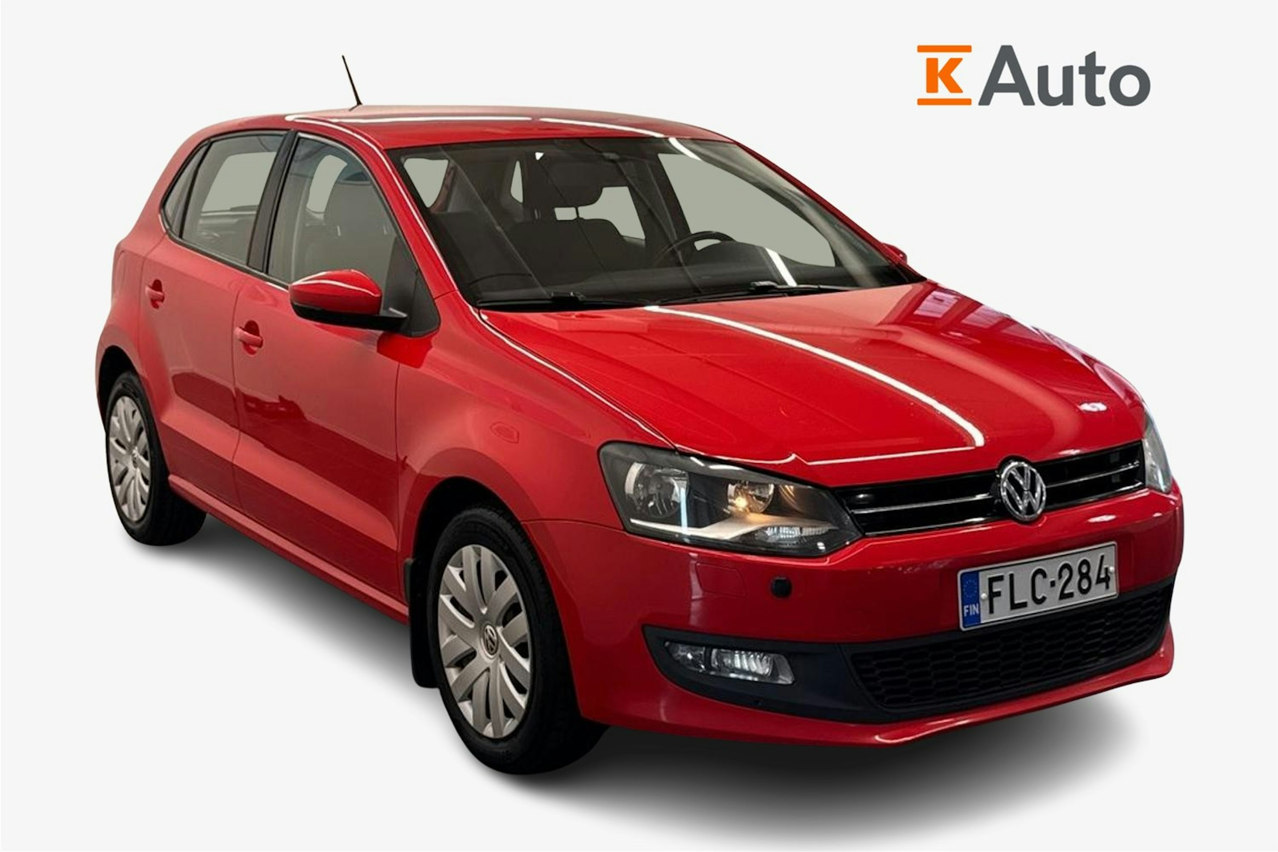 punainen Volkswagen Polo 2014 kuva 2.