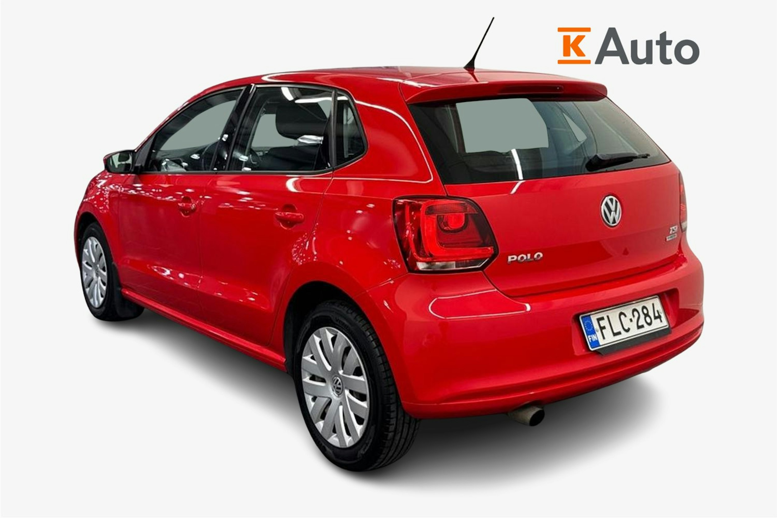 punainen Volkswagen Polo 2014 kuva 3.