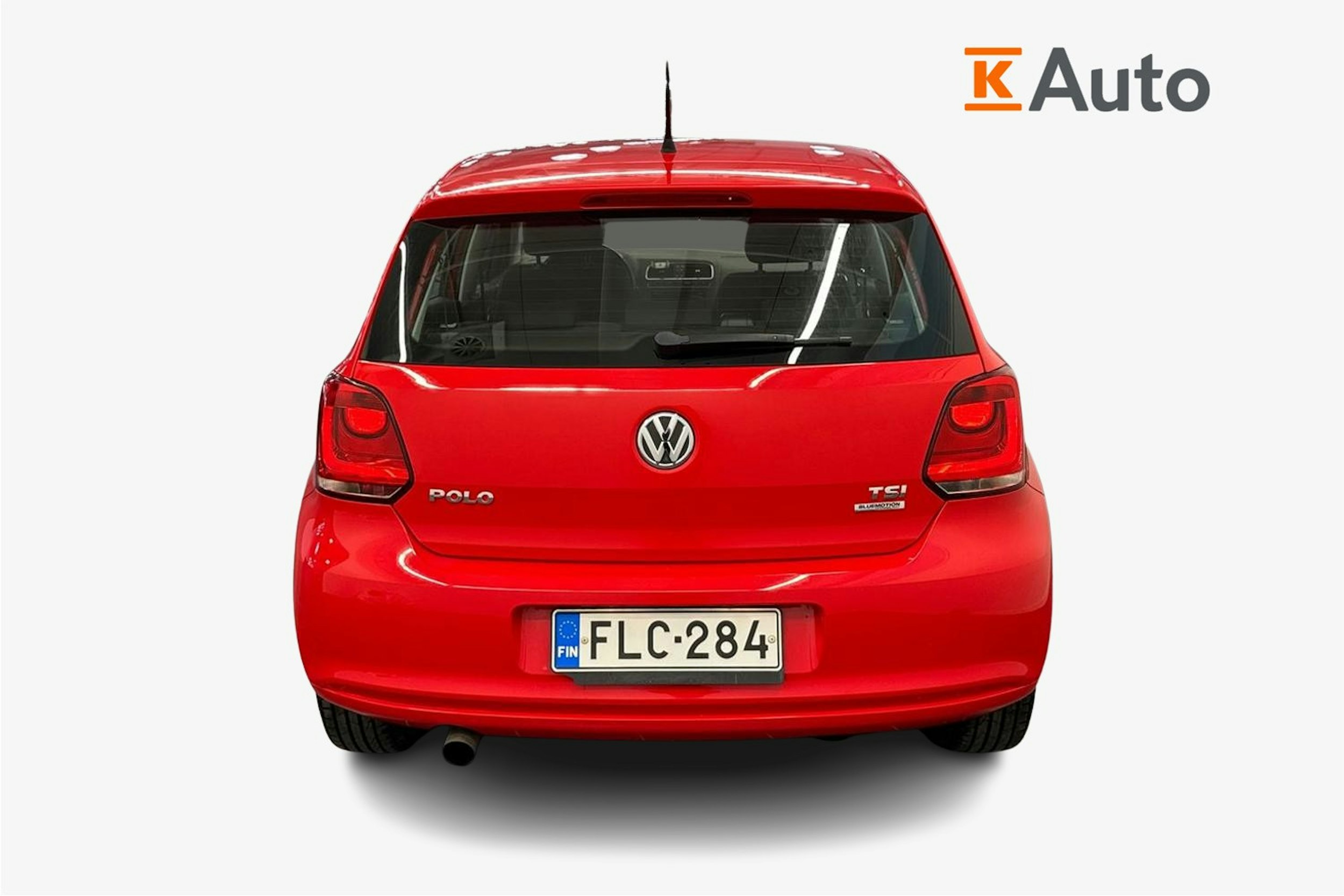 punainen Volkswagen Polo 2014 kuva 4.