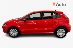 punainen Volkswagen Polo 2014 kuva 6.