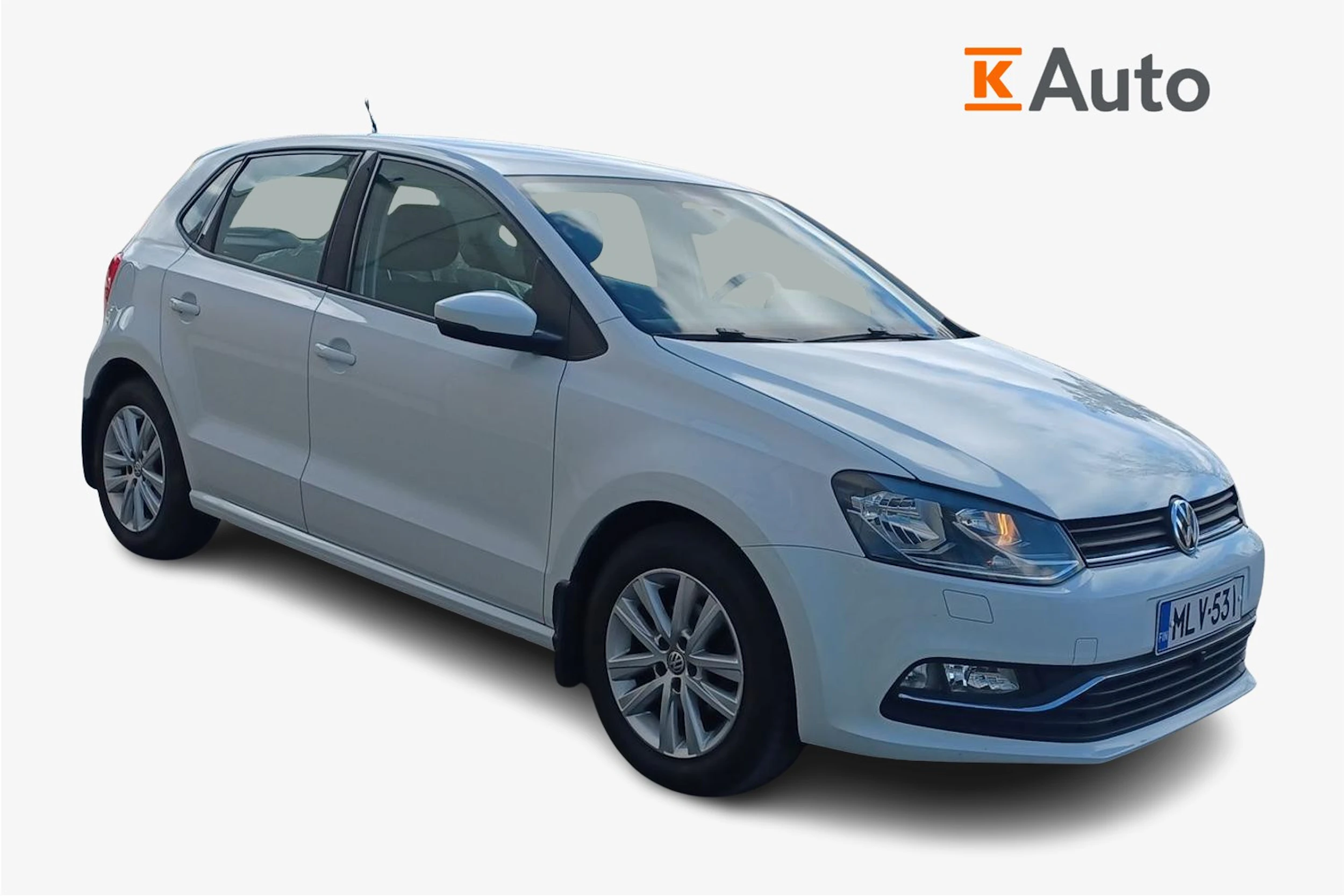 valkoinen Volkswagen Polo 2014 kuva 1.