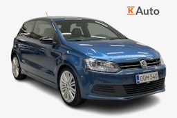 sininen Volkswagen Polo 2014 kuva 1.