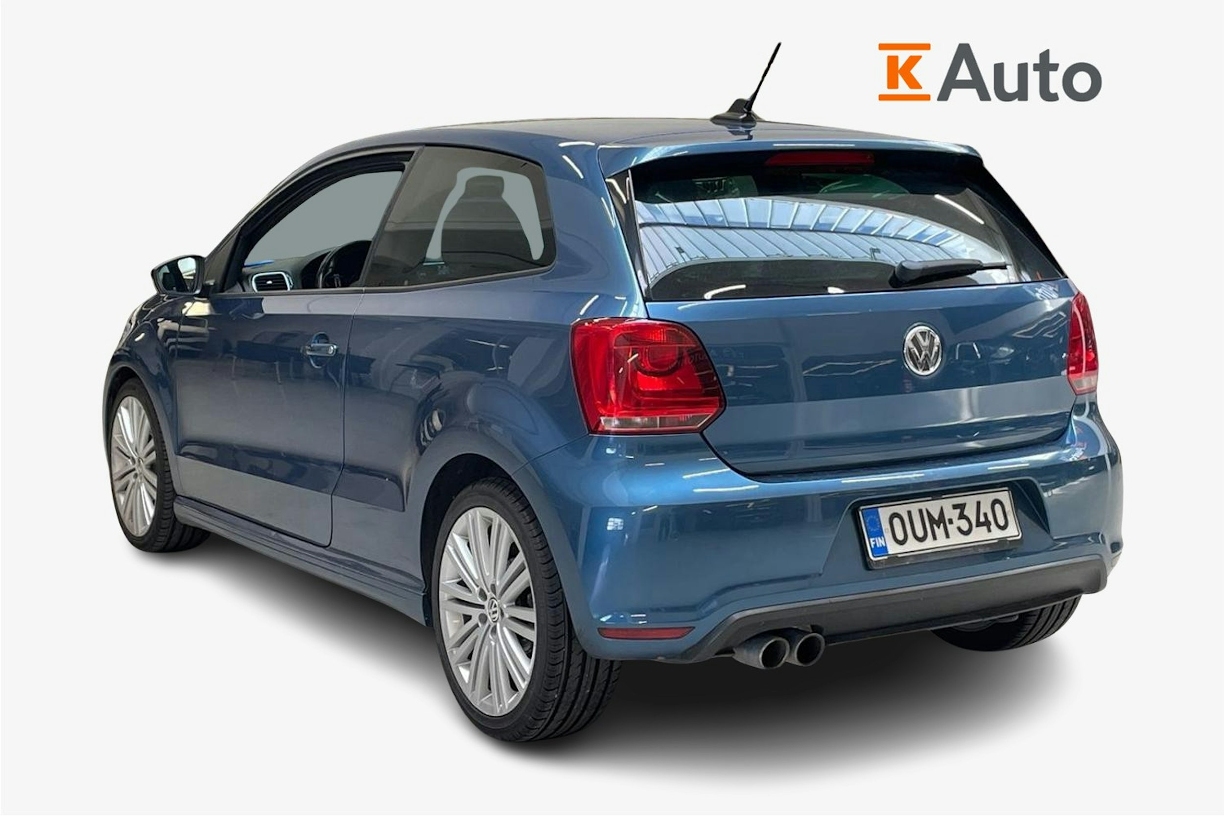 sininen Volkswagen Polo 2014 kuva 2.