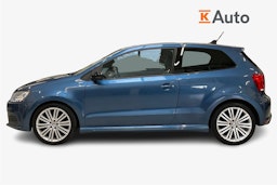 sininen Volkswagen Polo 2014 kuva 6.