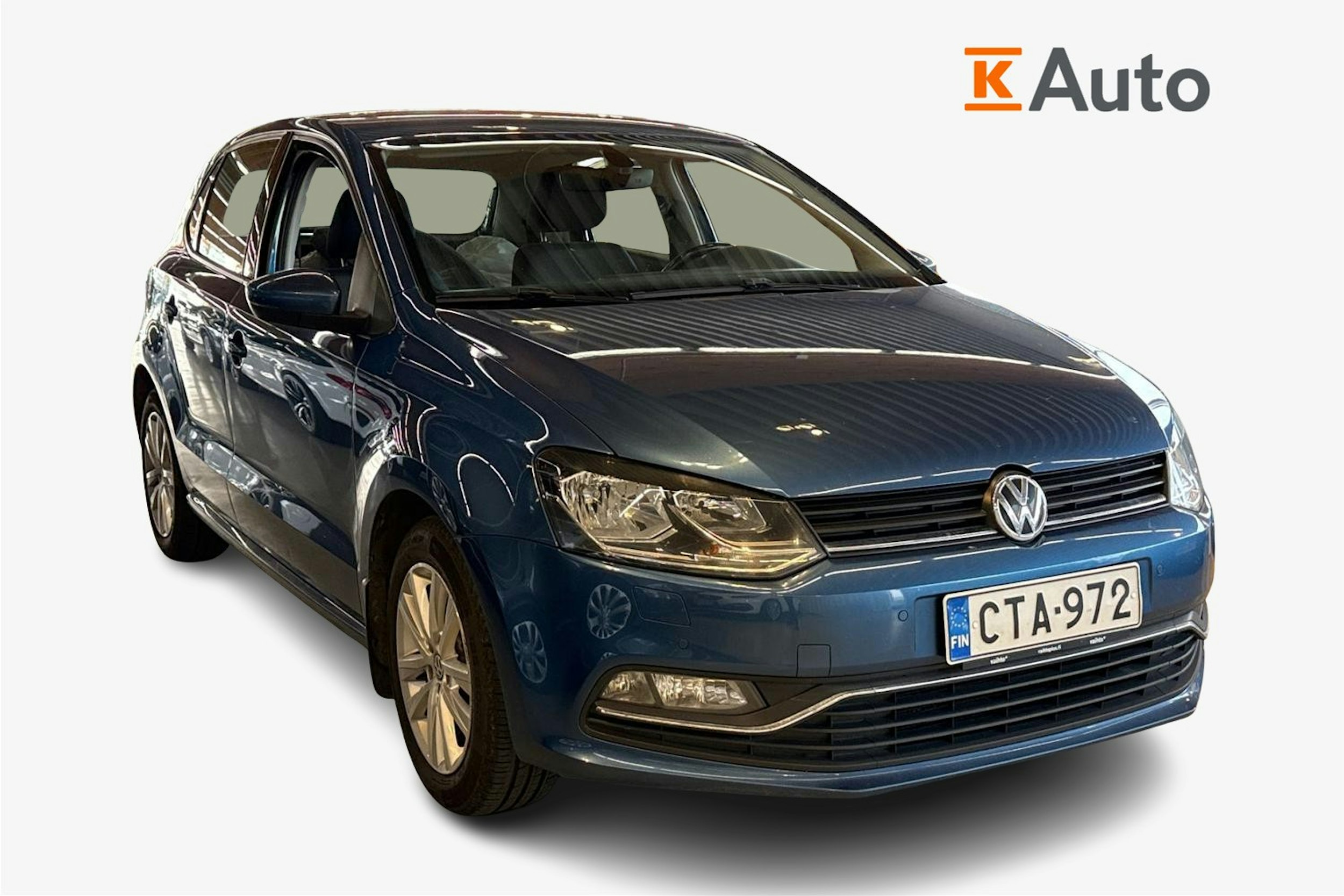 sininen Volkswagen Polo 2015 kuva 1.