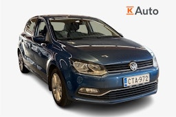sininen Volkswagen Polo 2015 kuva 1.