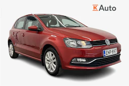 Punainen Volkswagen POLO 2015 kuva 1.