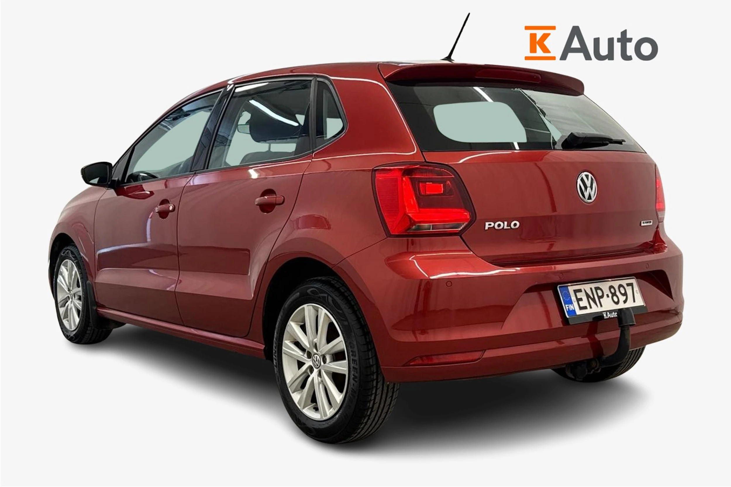 Punainen Volkswagen POLO 2015 kuva 3.