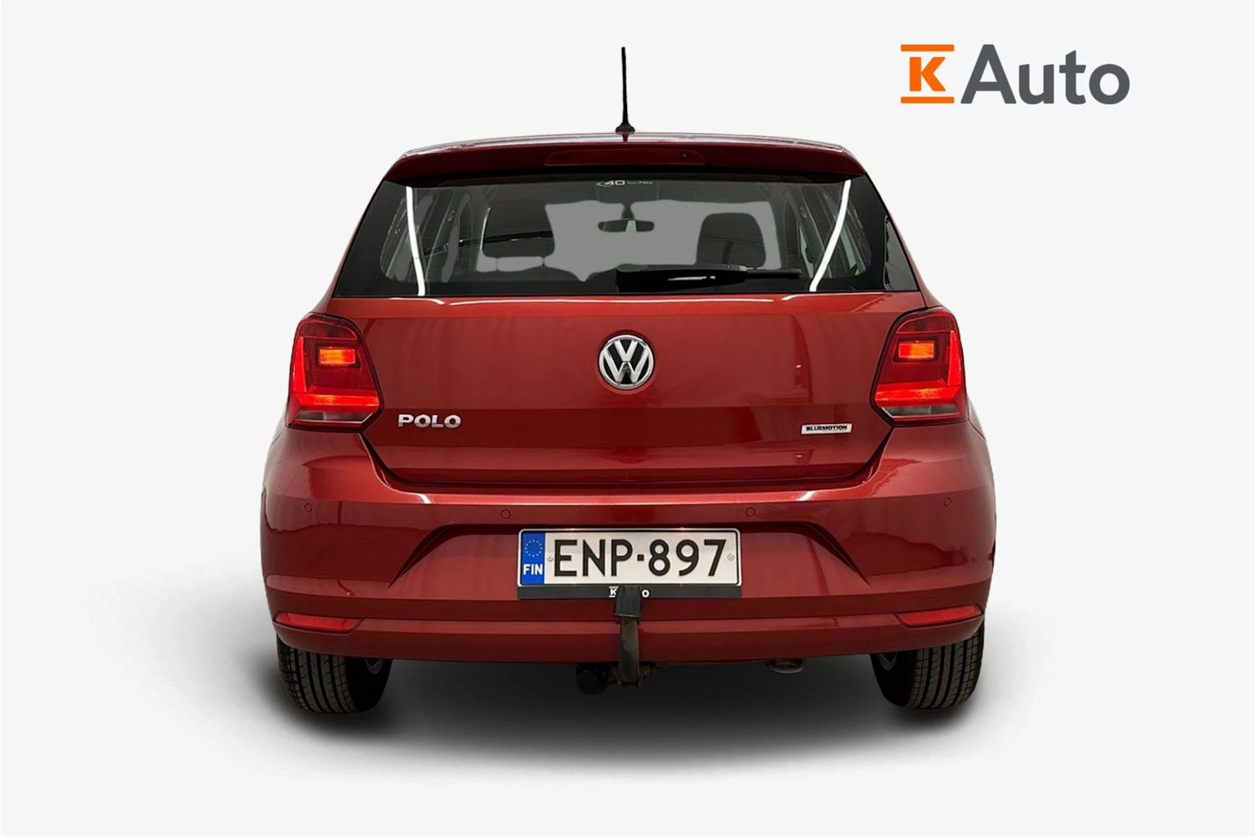Punainen Volkswagen POLO 2015 kuva 4.