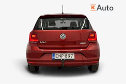 Punainen Volkswagen POLO 2015 kuva 4.