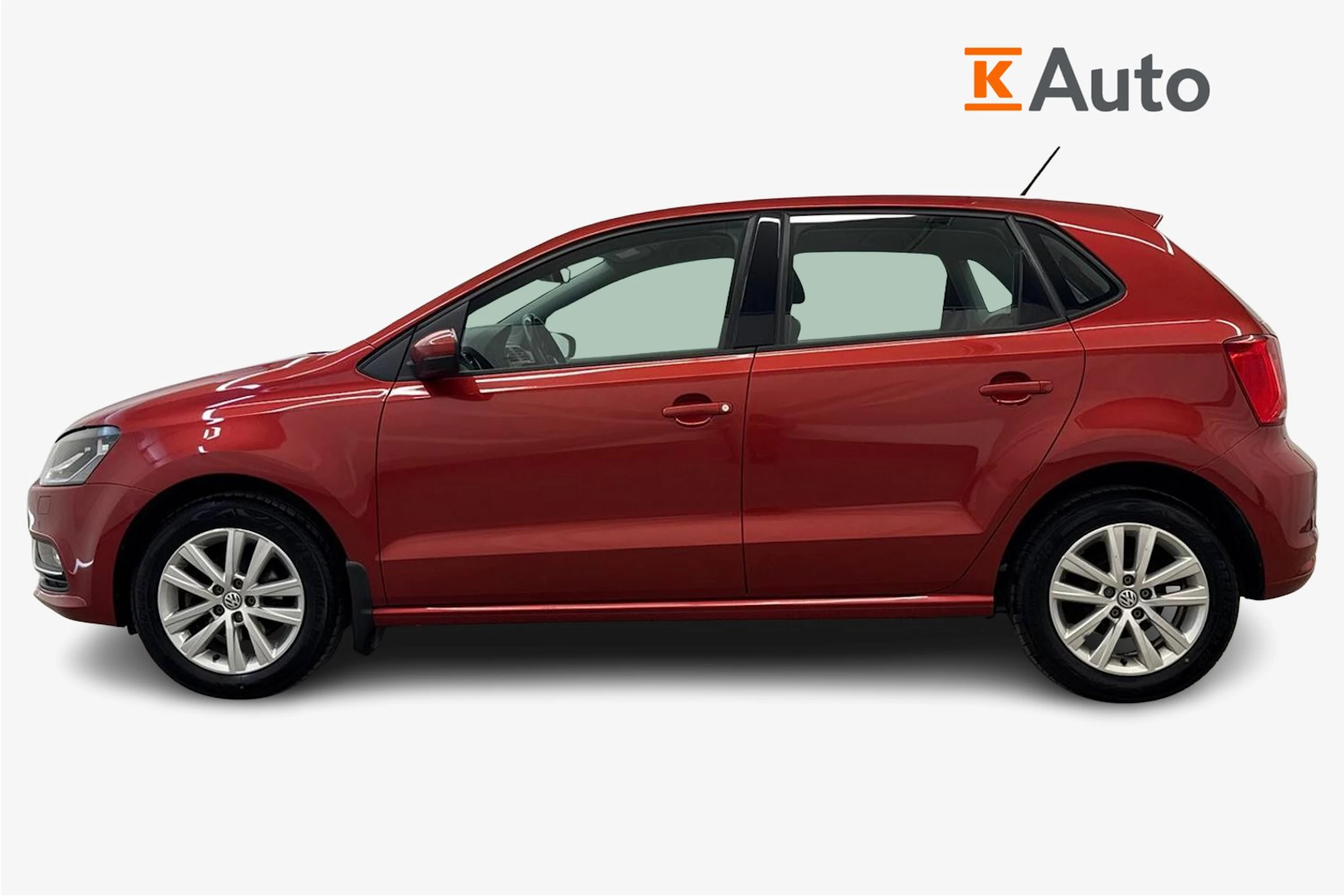 Punainen Volkswagen POLO 2015 kuva 7.