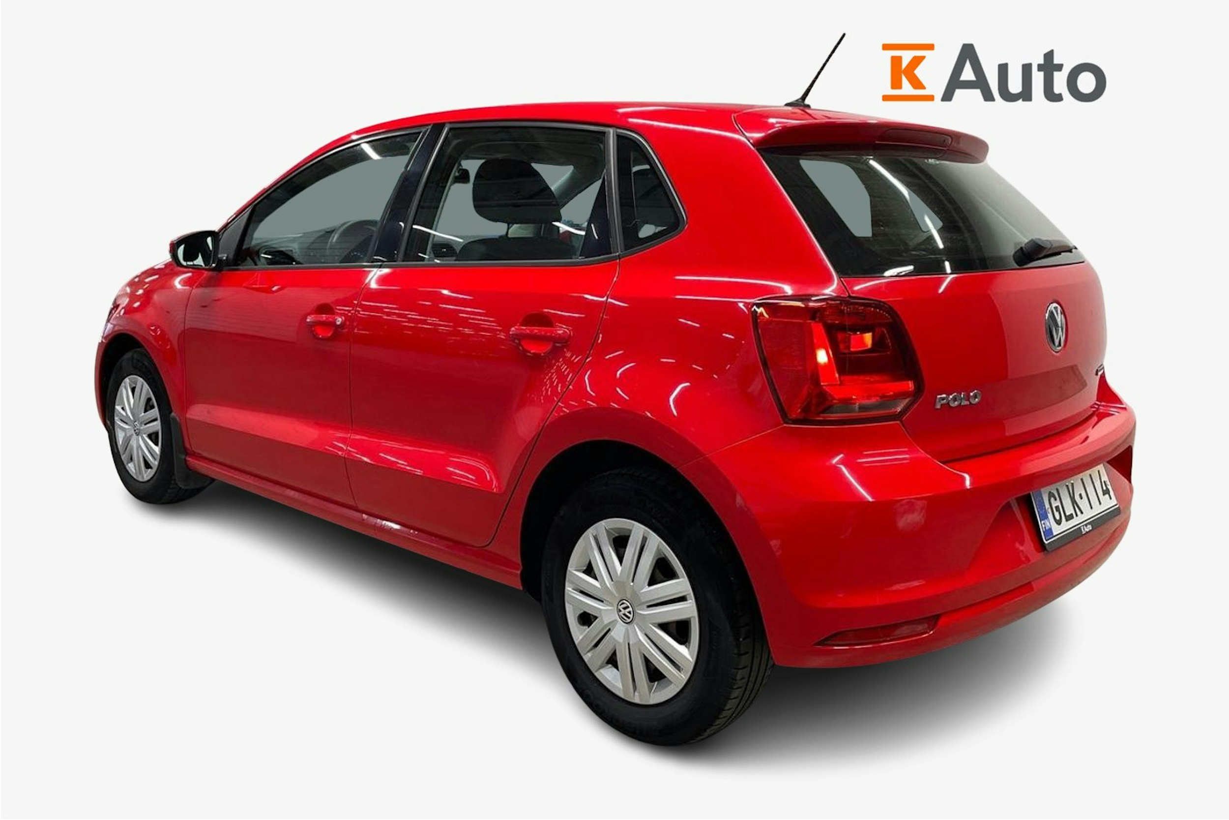 Punainen Volkswagen POLO 2015 kuva 2.