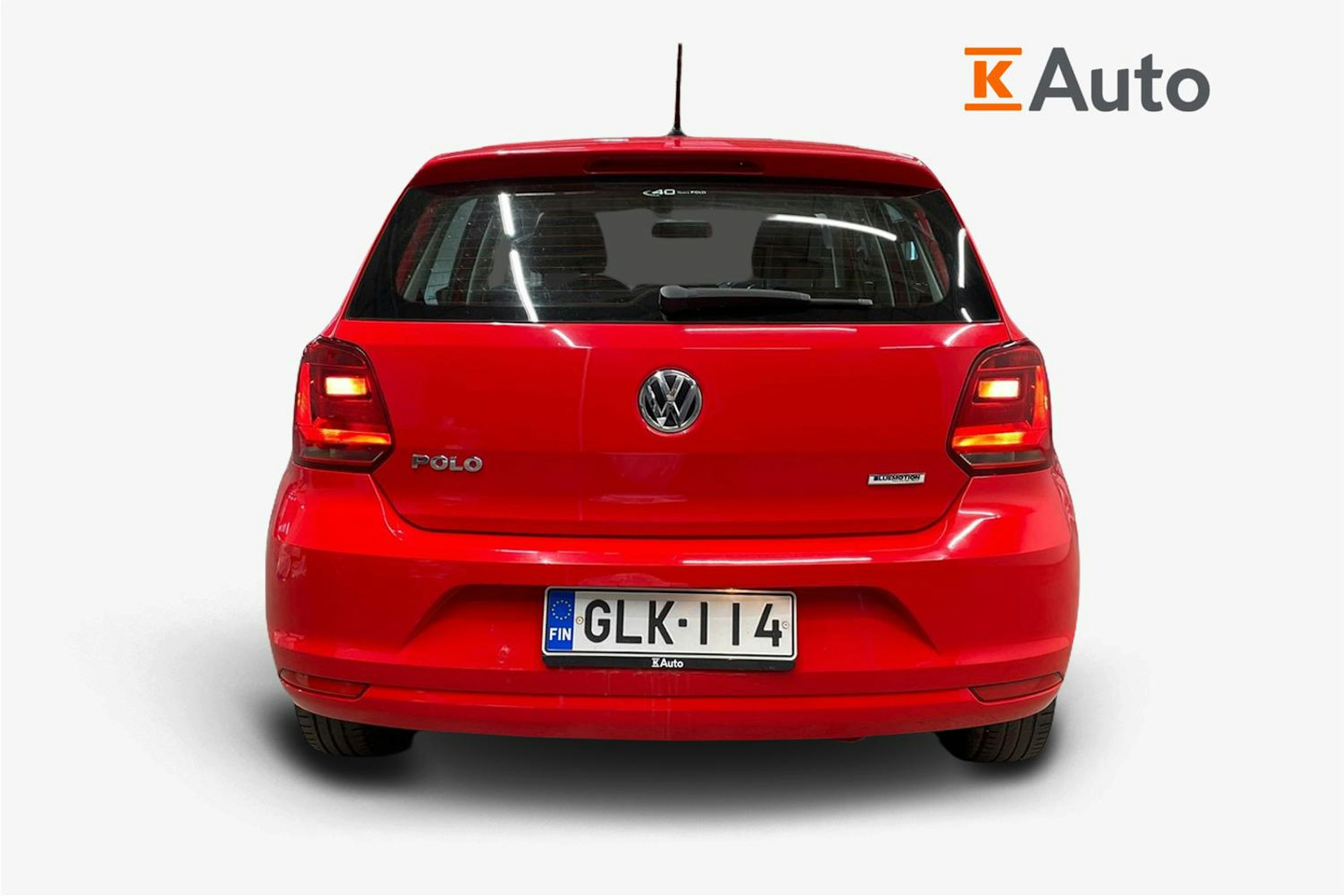 Punainen Volkswagen POLO 2015 kuva 3.