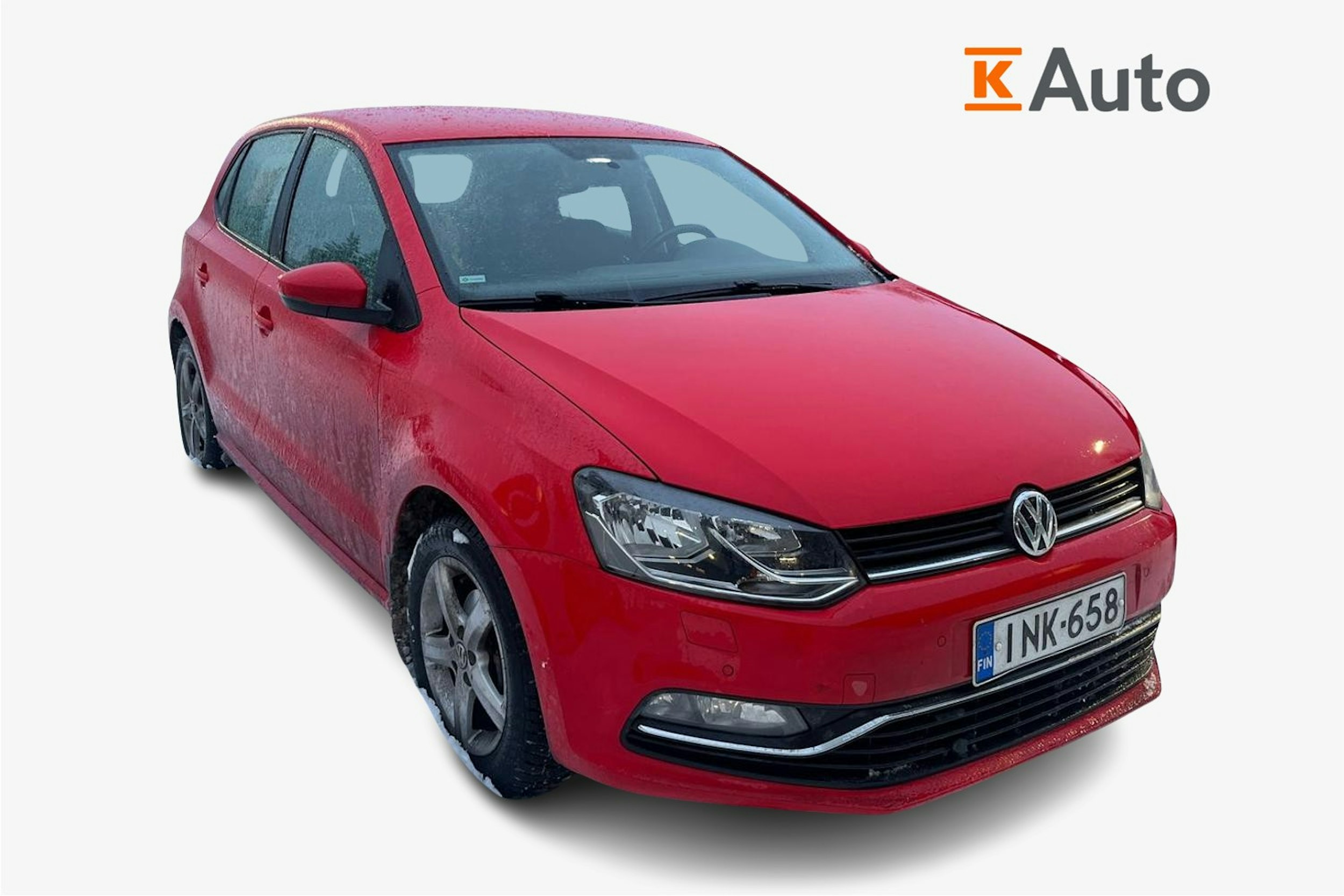 Punainen Volkswagen POLO 2015 kuva 1.