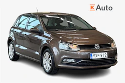 ruskea (beige) Volkswagen Polo 2015 kuva 1.