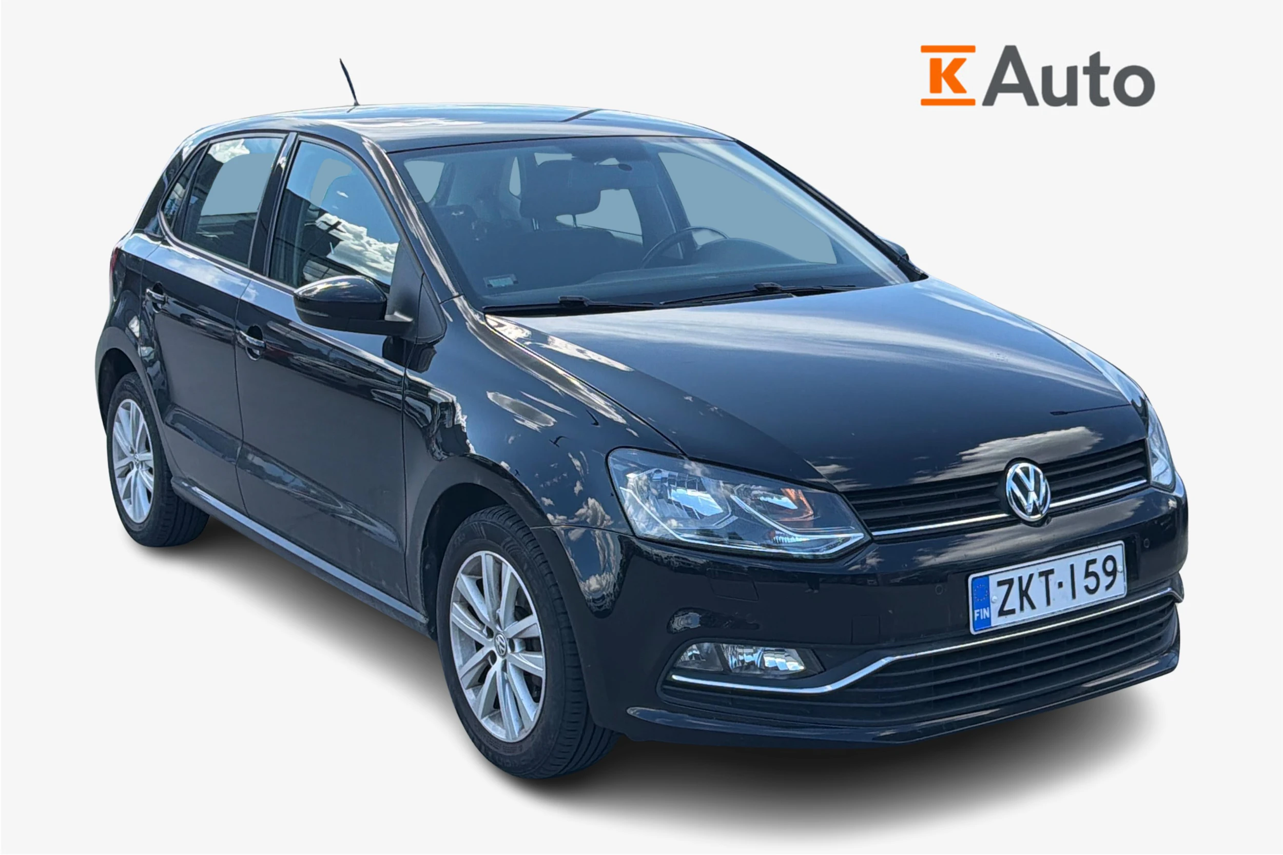Musta Volkswagen POLO 2015 kuva 1.