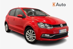 punainen Volkswagen Polo 2016 kuva 1.