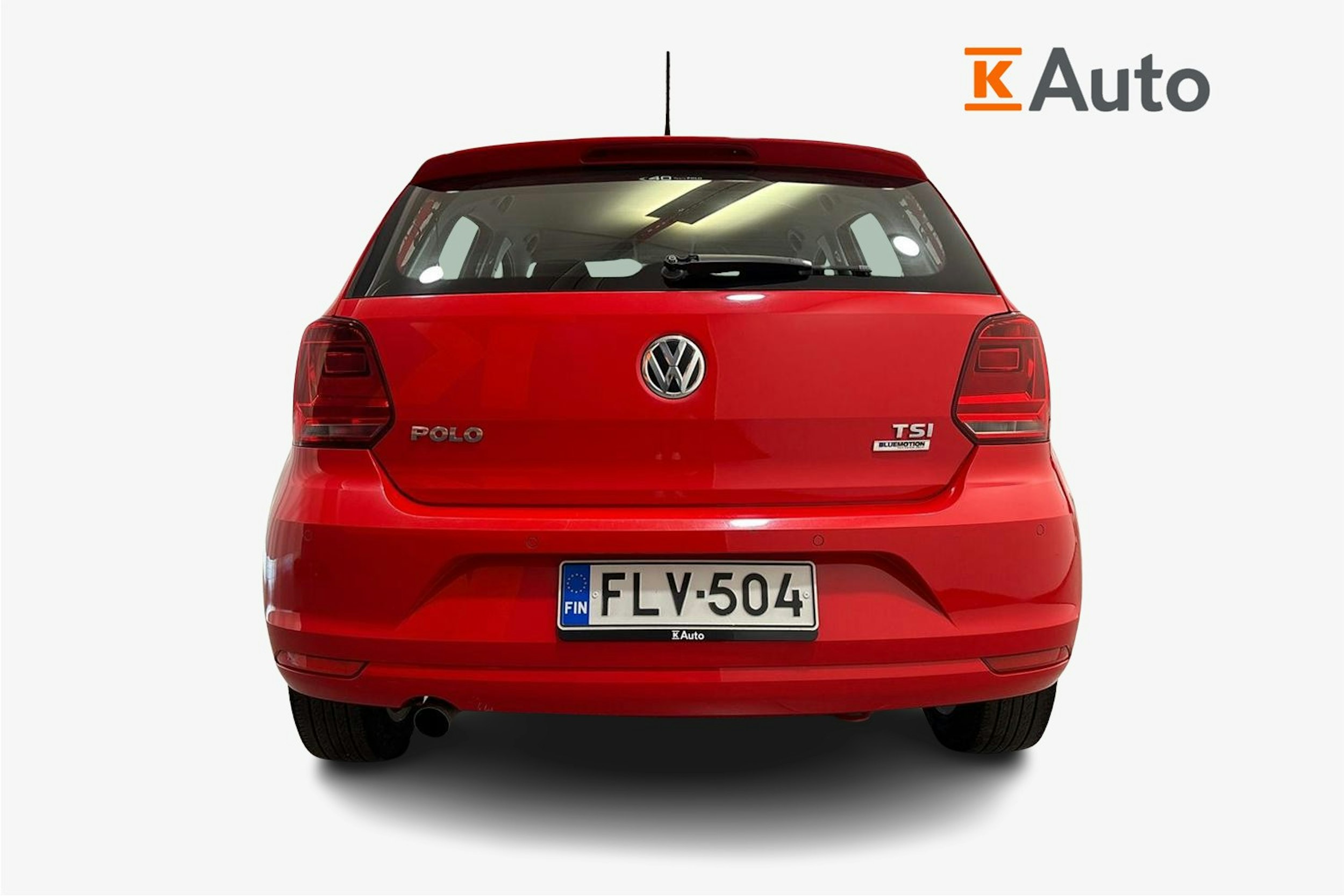 punainen Volkswagen Polo 2016 kuva 3.