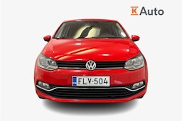 punainen Volkswagen Polo 2016 kuva 5.