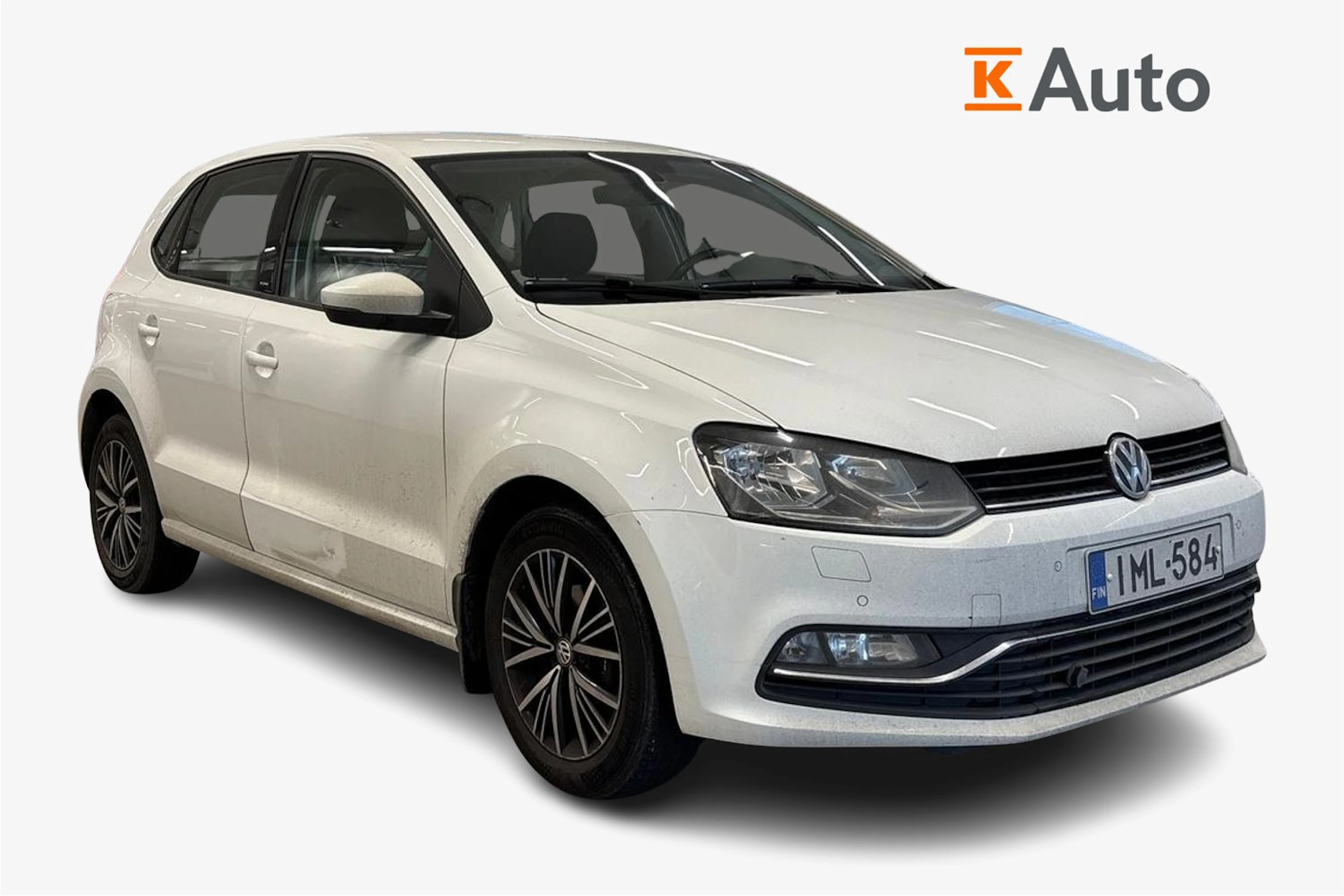 valkoinen Volkswagen Polo 2016 kuva 1.