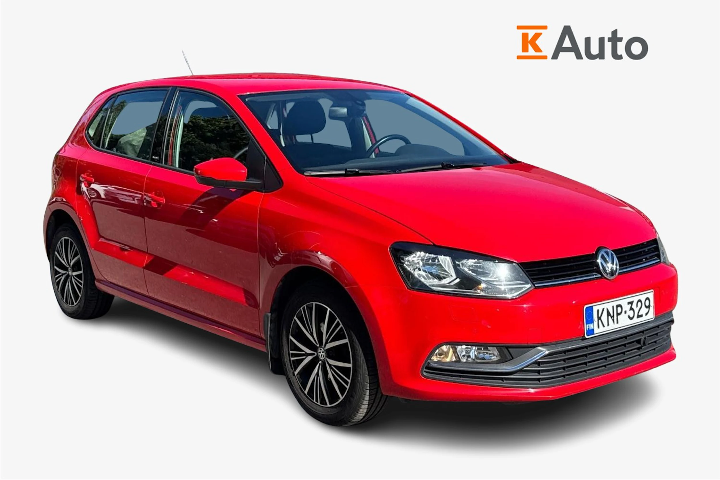 punainen Volkswagen Polo 2016 kuva 1.