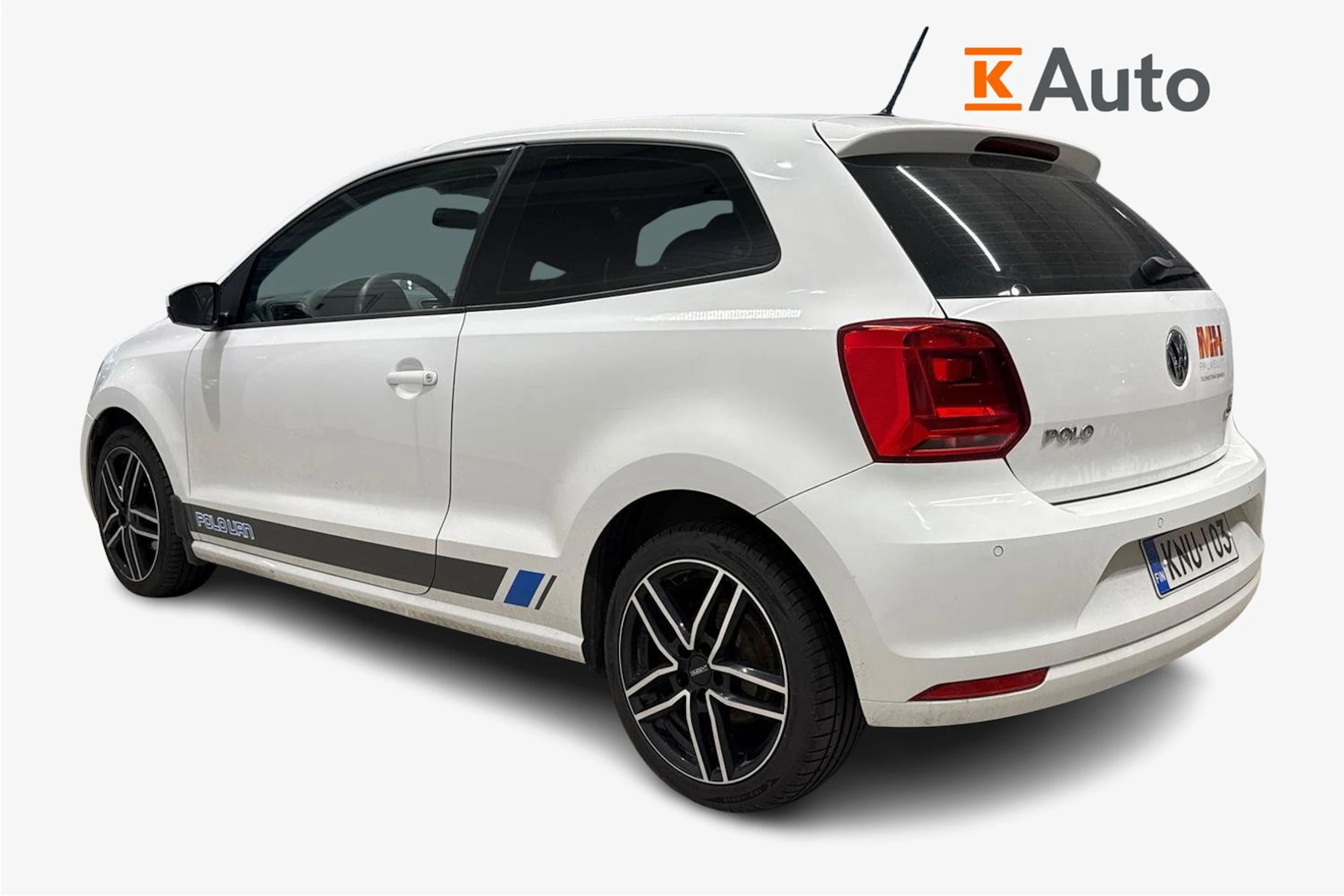 Valkoinen Volkswagen POLO 2016 kuva 2.