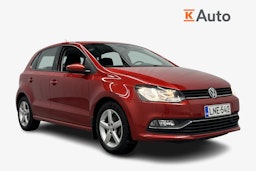 punainen Volkswagen Polo 2016 kuva 1.