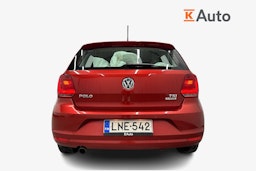 punainen Volkswagen Polo 2016 kuva 3.