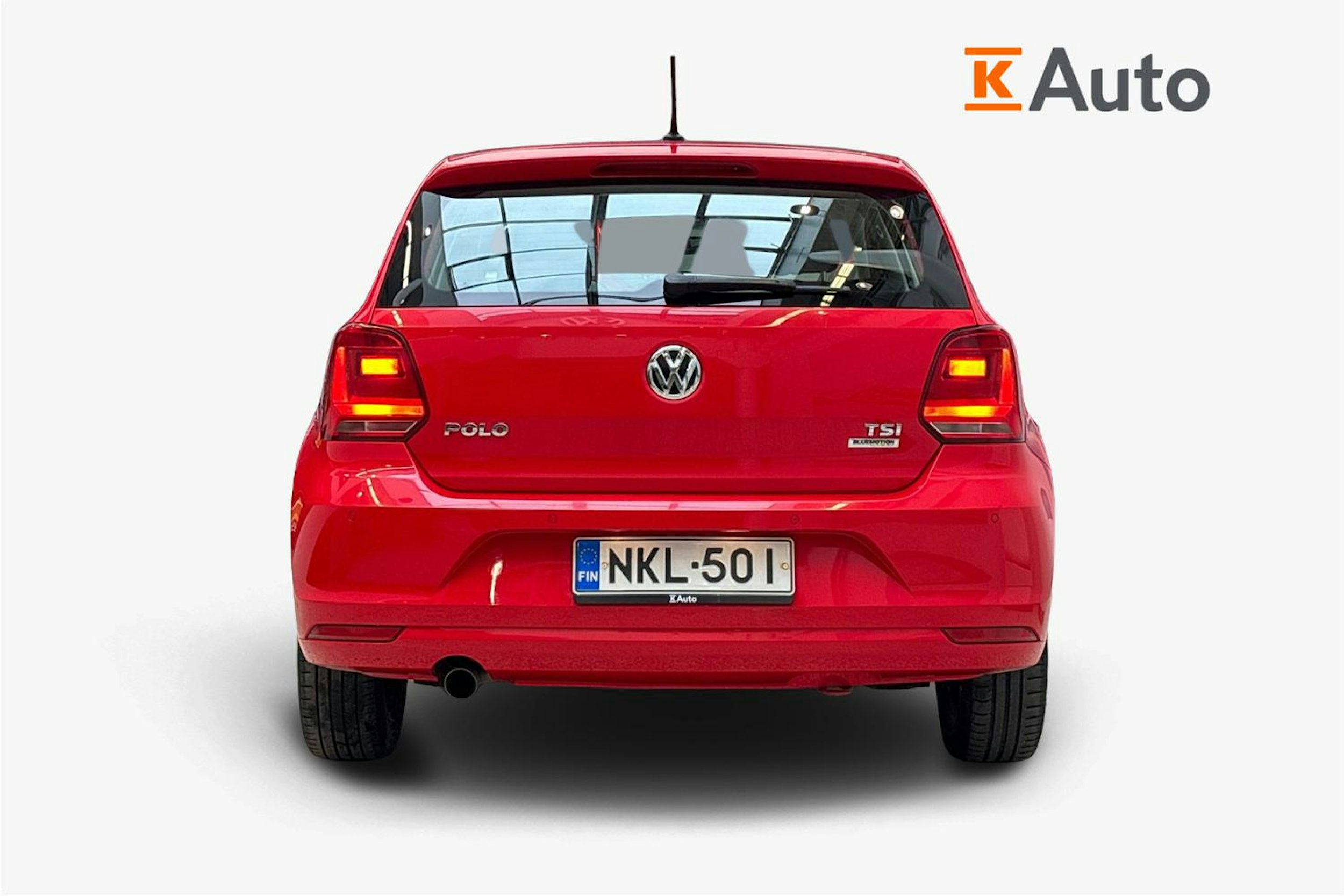 Punainen Volkswagen POLO 2016 kuva 3.