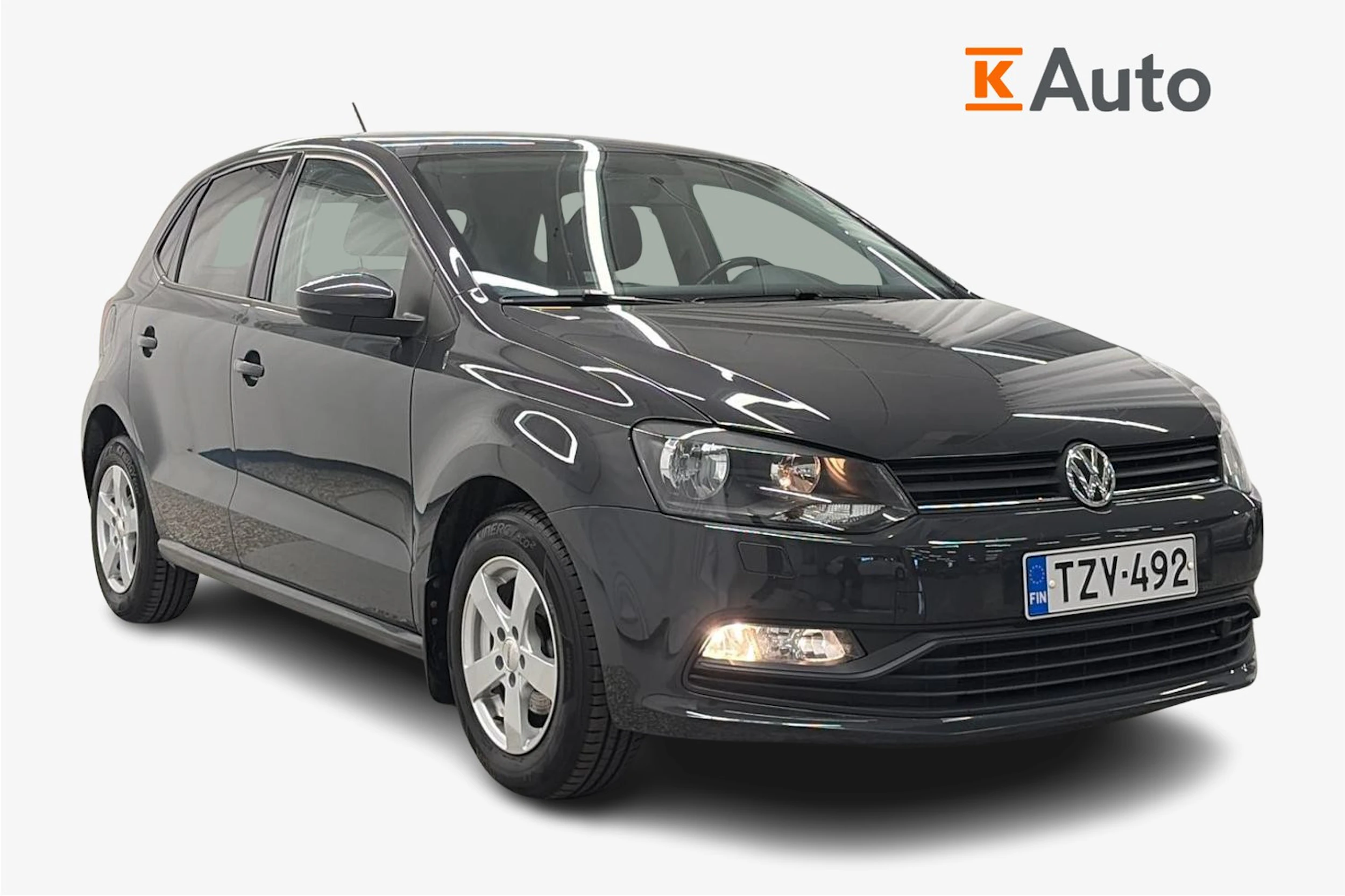 met. harmaa Volkswagen Polo 2016 kuva 1.