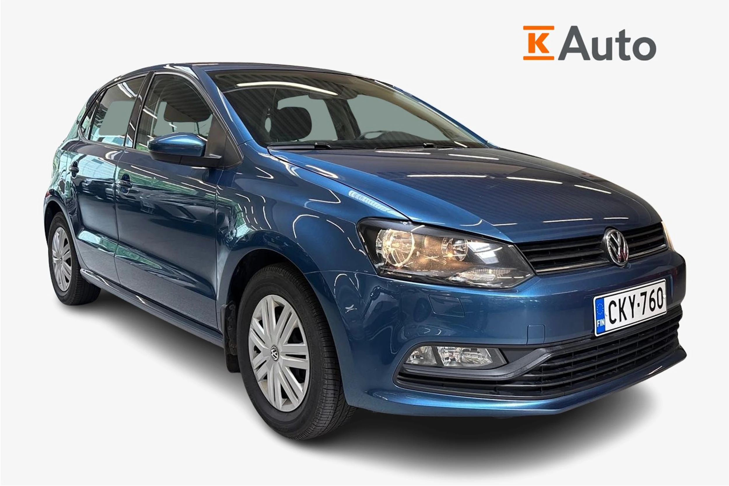 sininen Volkswagen Polo 2017 kuva 1.